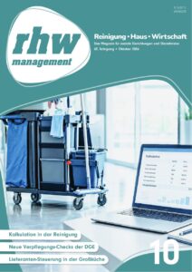 Titelseite des Fachmagazins rhw management, Ausgabe Oktober 2026